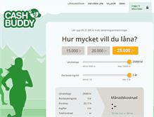 Tablet Screenshot of cashbuddy.se