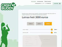 Tablet Screenshot of cashbuddy.fi